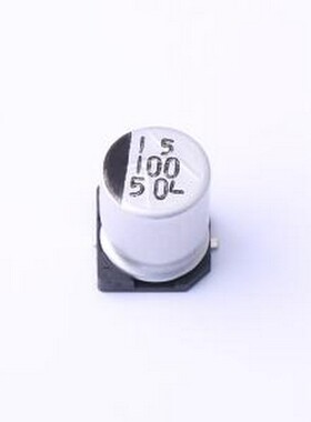 50CE100LX 贴片型铝电解电容 100uF ±20% 50V SMD,D8xL10.2mm