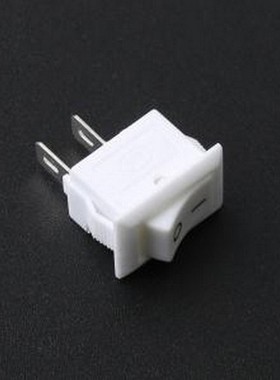 HX KCD11-2P-W 船型开关 10.5*15mm 两脚两档跷板开关 白色 插件