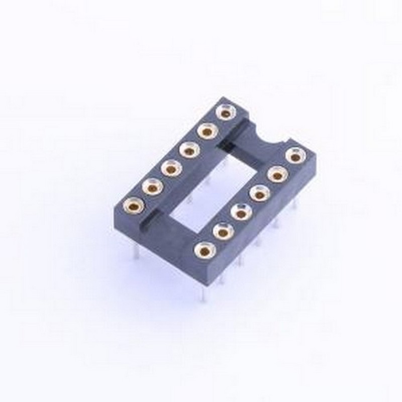 X5621FV-2x06-C762D7430 IC/晶体管插座 2x6P 间距2.54mm 圆孔 P