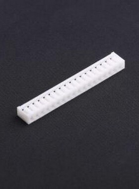 HX25006-18Y 胶壳(线对板/线对线) 1x18P 2.5mm 白色 P=2.5mm