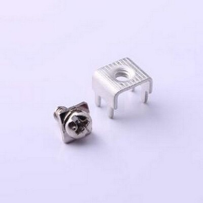 T44006 PCB焊接端子 四脚 M4 二件套 插件