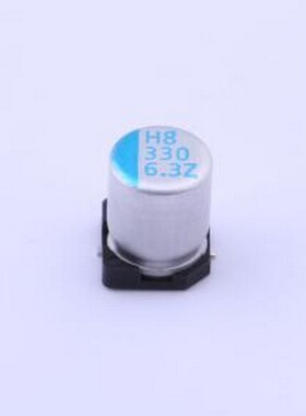 OVZ331M0JTR-0608 固态电容 330uF ±20% 6.3V SMD,D6.3xL7.7mm