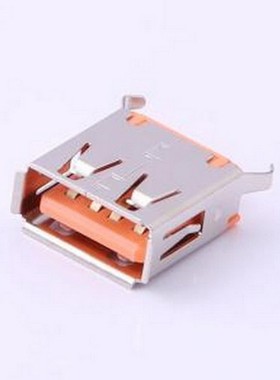 916-152A1113Y10210 USB连接器 Type-A 母 直插 橙色 插件