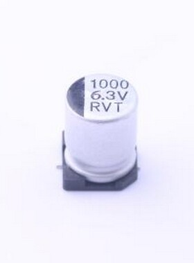 RVT0J102M0810 贴片型铝电解电容 1000uF ±20% 6.3V SMD,D8xL10.