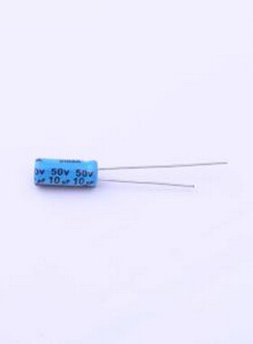 ECR1HPT100MLL050011 直插铝电解电容 10uF ±20% 50V 插件,D5xL1