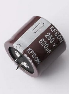 KN821M25035*30C 牛角型电解电容 820uF ±20% 250V 插件,D35xL30