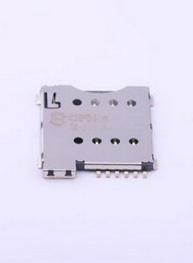 SIM-002-A6 SIM卡连接器 自弹式 MicroSIM卡 卡座 SMD
