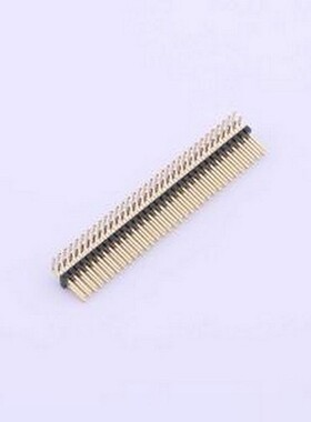 X1321WR-2x33J-C40D18 排针 2x33P 间距:1.27mm 方针 弯插,P=1.27