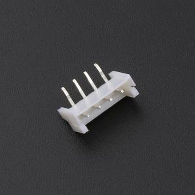 EH-4AWD 线对板针座 1x4P 间距:2.5mm 弯插 弯插,P=2.5mm