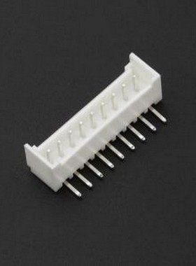 WAFER-XHB254WZ-9A 线对板针座 XHB白色弯针9P 弯插,P=2.54mm