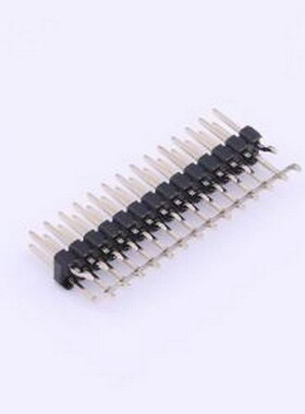 PZ254-2-14-WS 排针 2x14P 间距:2.54mm 方针 卧贴 黑色 SMD,P=2.