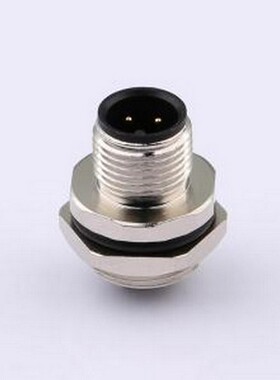 RHT-634-1353 圆形(线缆)连接器 M12-4P A扣后锁焊线公座 开板PG9