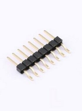 X6511WRS-08H-C60D48 排针 1x8P 间距:2.54mm 方针 SMD,P=2.54mm