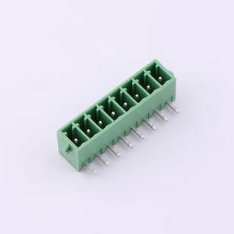 DB2ERG-3.5-8P-GN 插拔式接线端子 DB2ERG-3.5-8P-GN 弯插,P=3.5m