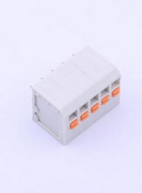 KF239-3.81-5P 弹簧式接线端子 1x5P 3.81mm 每排P数:5 排数:1 插