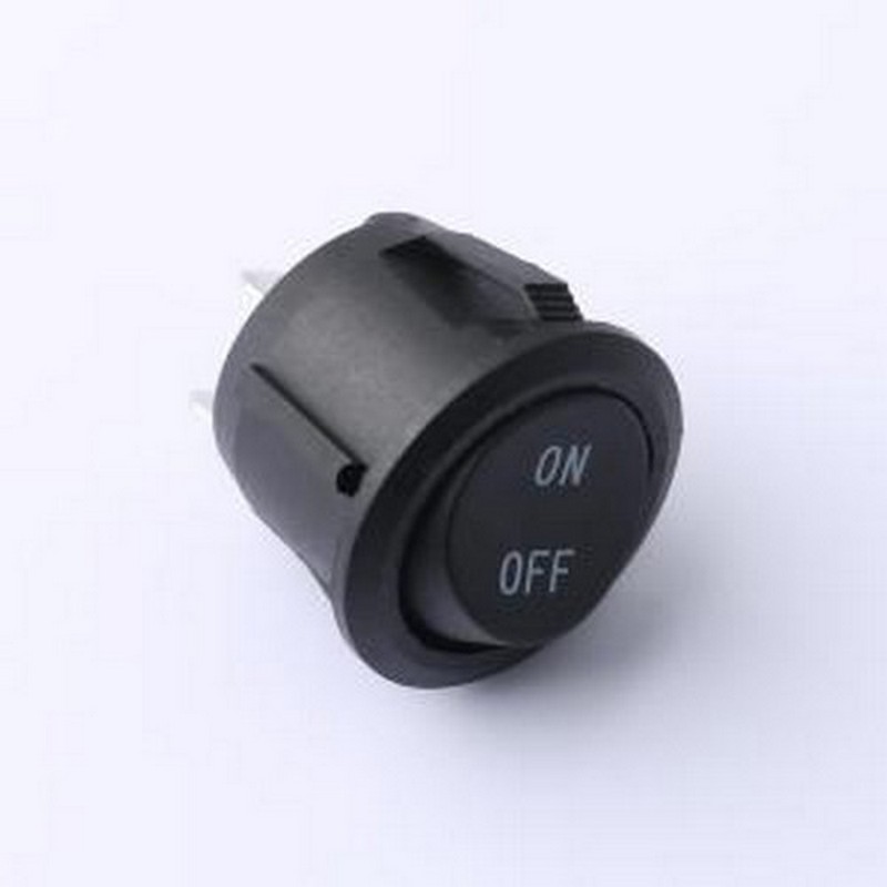 HX KCD1-105-Y 船型开关 KCD1-105圆形开关 两脚两档跷板开关 丝