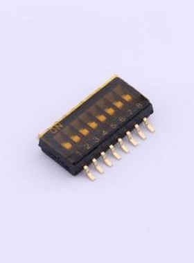 KH-BM-SMT1.27-8P 拨码开关 拨码开关 8P-1.27间距 黑色贴片 SMD-