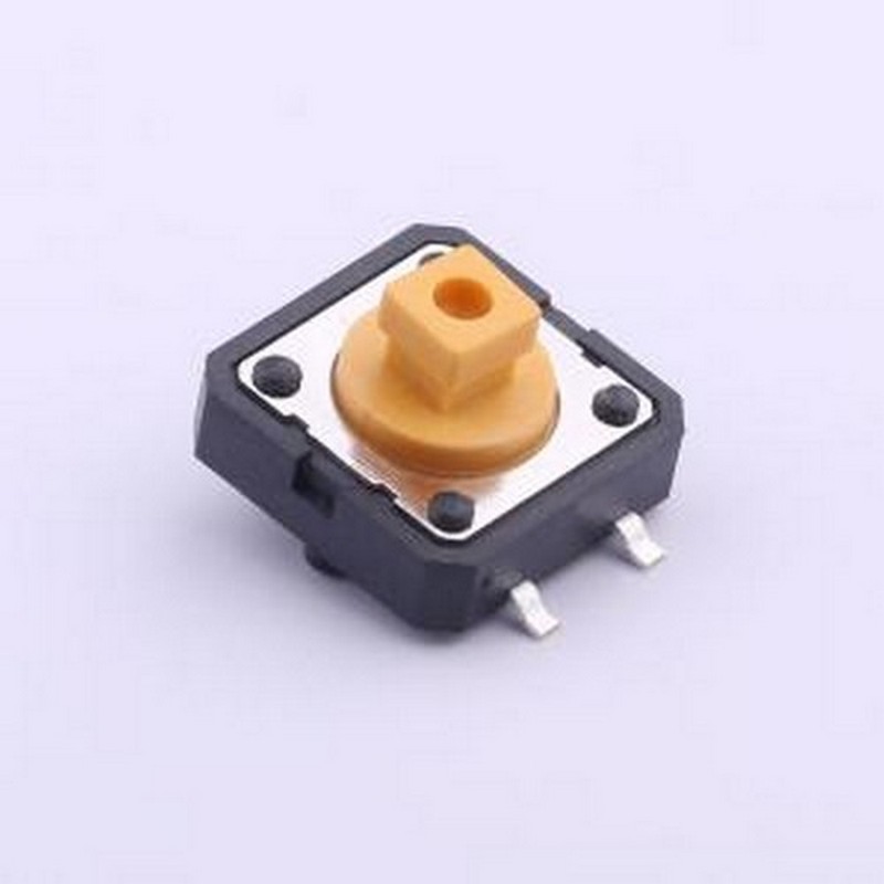 PTS125SJM73PSMTR2LFS 轻触开关 12*12*7.3mm 立贴 轻触开关 SMD,