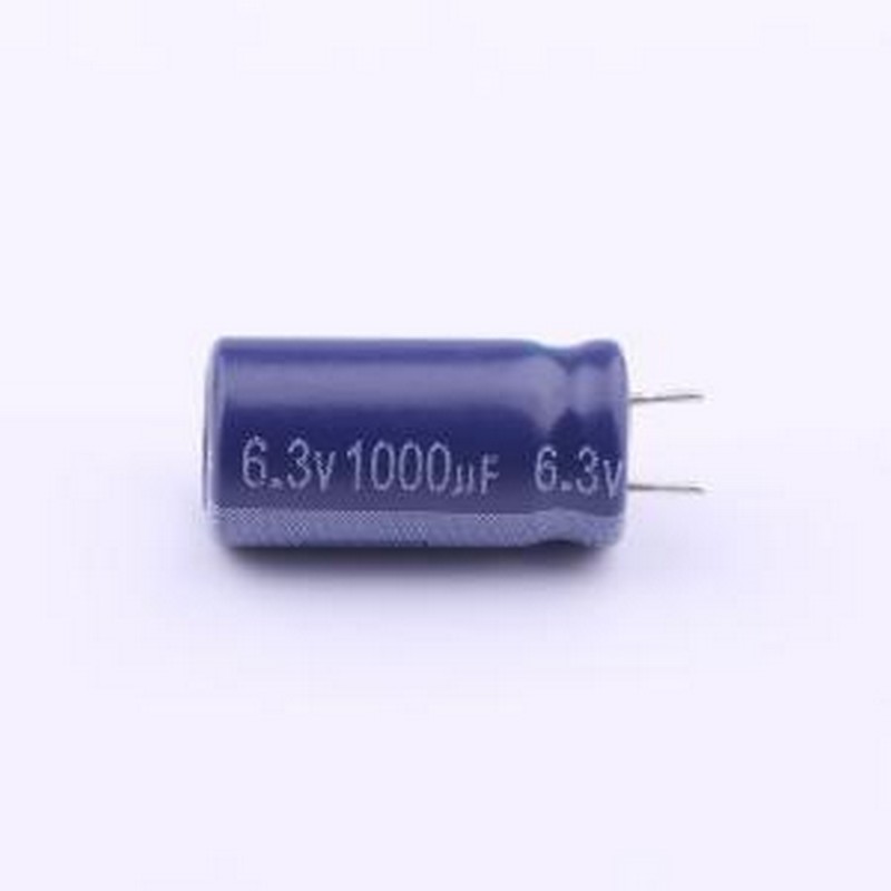 ERS0JM102F16C32T 直插铝电解电容 1000uF ±20% 6.3V 插件,D8xL1