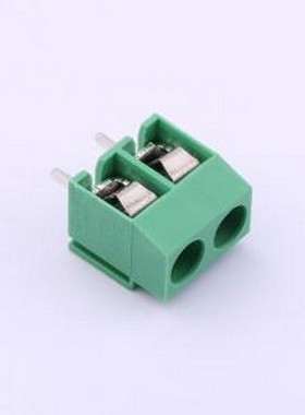 MX126-5.0-02P-GN01-Cu-S-A 螺钉式接线端子 1x2P 5mm 直插 排数: