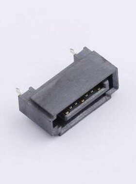XUTS-0762-0263 线对板针座 SATA 7P 180度立贴 SMD,P=1.27mm