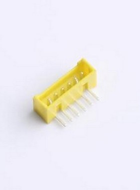 XY-MX1.25-6A21-YT 线对板针座 MX 1.25mm 1x6P 弯插 黄色 弯插,P