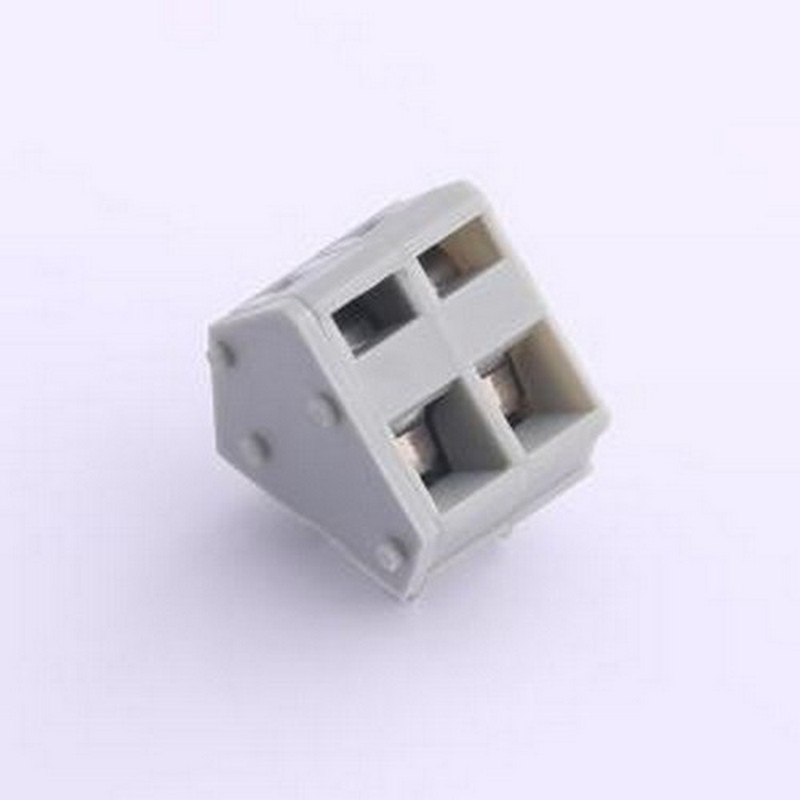 XY111B-5.08-2P 弹簧式接线端子 1x2P 5.08mm 每排P数:2 排数:1