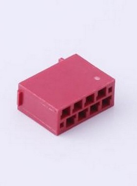 3900-H08R01 胶壳(线对板/线对线) 1.27mm 2x4P 红色 P=1.27mm