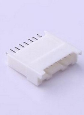 HX20018-8BH 线对板针座 1x8P 间距:2mm 直插 白色 插件,P=2mm