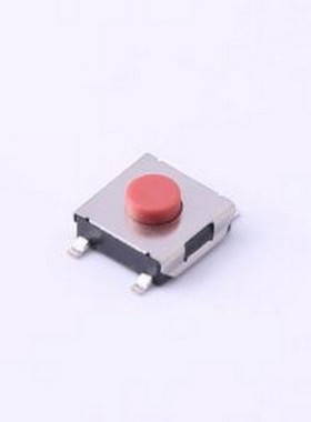K2-1157SP-C5SW-01 轻触开关 6×6×3.1 4P 350G不锈钢弹片红色按