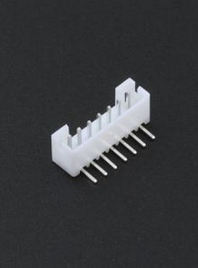 XD-PH-7AW 线对板针座 1x7P 间距:2mm 弯插 系列:PH 白色 弯插,P=