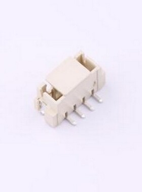 WAFER-XH2.54-4PLT-W1-P 线对板针座 1x4P 间距:2.54mm 立贴 SMD,