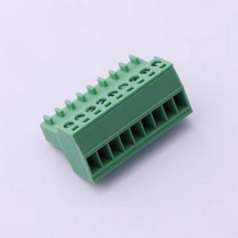 MX2EDGK-2.54-09P-GN01-Cu-Y-A 插拔式接线端子 2.54mm 排数:1 每