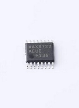 MAX9722AEUE+ 音频功率放大器 5V、差分输入、DirectDrive、130mW