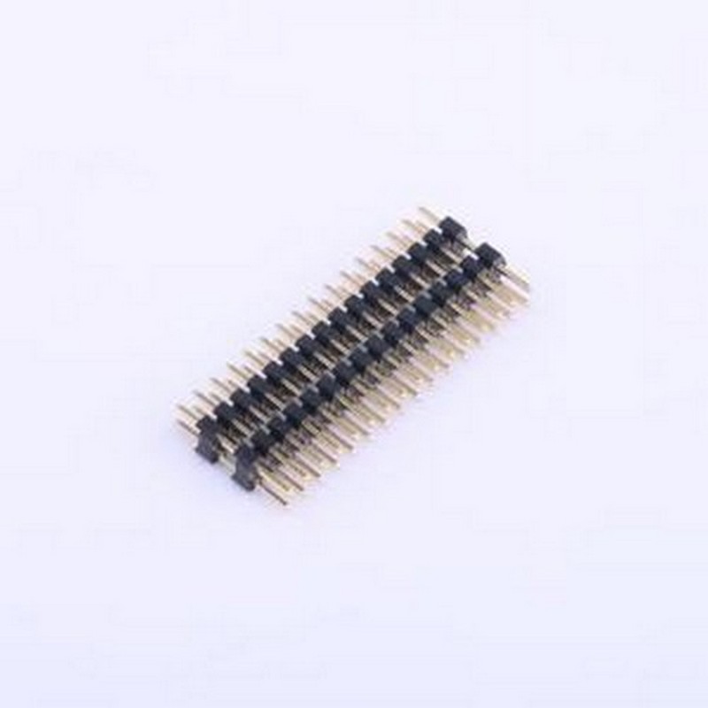 X4622WV-2X16I-C40D28-E60 排针 2x16P 间距:2mm 方针 插件,P=2mm