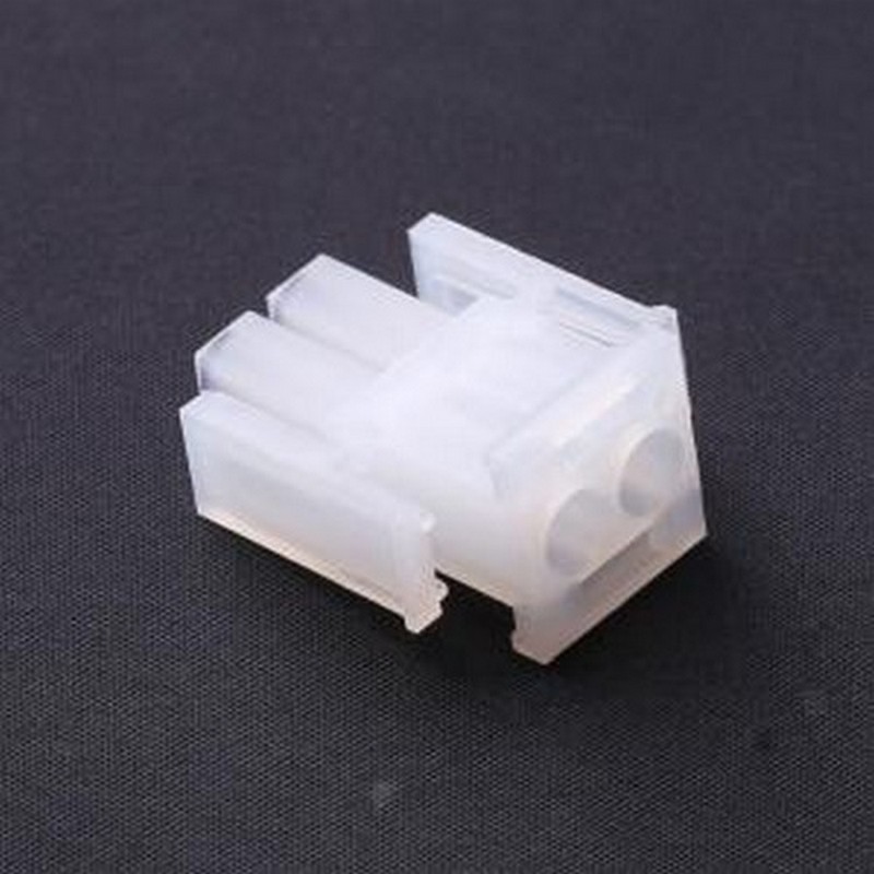 63080-02P-8B2 胶壳(线对板/线对线) 6.3mm 1x2P 透明 P=6.3mm