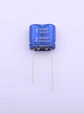WTR5V50F47-1517L 超级电容器 0.47F20%~+80% 5.5V 插件,P=11.7