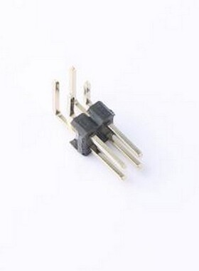 GPHB201-0202A001R1BA 排针 2x2P 间距:2.54mm 方针 弯插 弯插,P=
