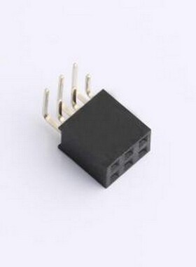 IPCP254F06PB28R 排母 2x3P 间距:2.54mm 弯插 弯插,P=2.54mm