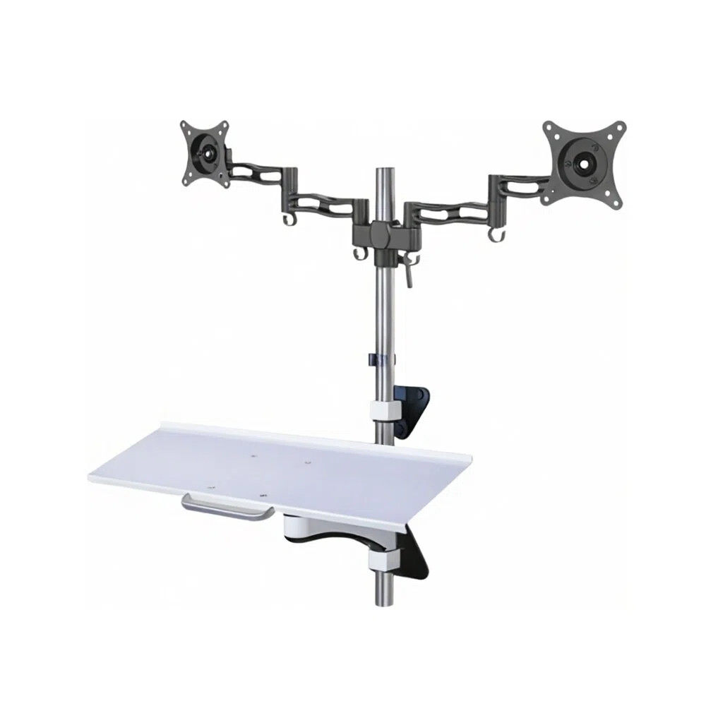替代怡合达替代NHD40-L450显示器支架NHD40-L600双显示器 四臂铝