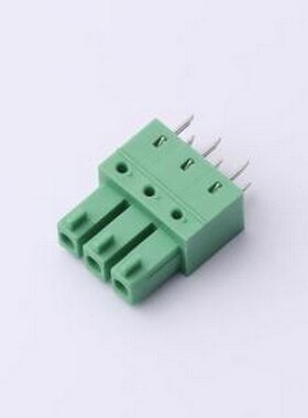 DB2EB-3.81-3P-GN 插拔式接线端子 3.81mm 绿色 插件,P=3.81mm