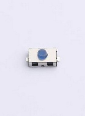 Y4A252110B 轻触开关 4*6*2.5 260GF-蓝色软硅胶柄常闭 SMD,6x4mm