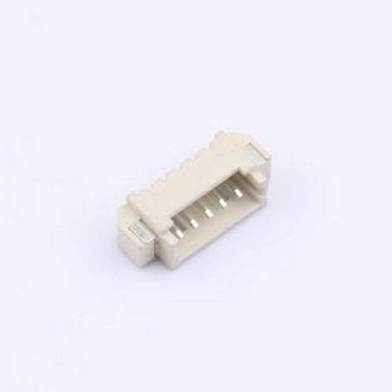 HX MX1.25-5PWT 线对板针座 1x5P 间距:1.25mm 卧贴 SMD,P=1.25mm
