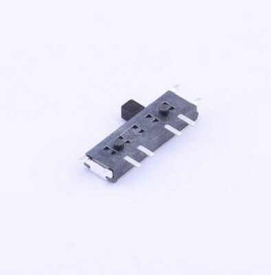 MSK13C02-SZ 滑动开关 贴片拨动/三档侧拨 8脚拨动 黑柄，柄长1.5