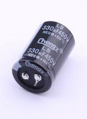 LS337V450P45RR0VH2SP0 牛角型电解电容 330uF10%~+20% 450V 插
