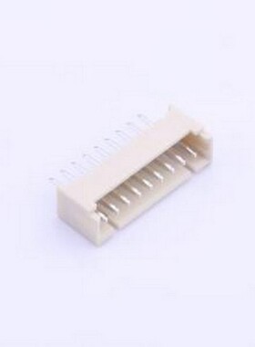 1.25T-9P-DP 线对板针座 1x9P 间距:1.25mm 直插 插件,P=1.25mm