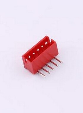WAFER-ZH150WZ-5AH 线对板针座 ZH弯针5P 红色 弯插,P=1.5mm