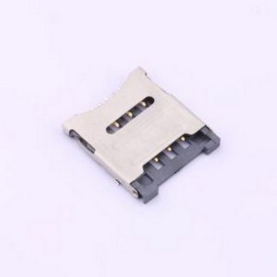 ZX-MSIM-481.8J SIM卡连接器 翻盖式 MicroSIM卡 卡座 SMD