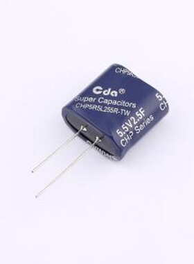 CHP5R5L255R-TWX DB 超级电容器 5.5V 2.5F 插件,P=5mm