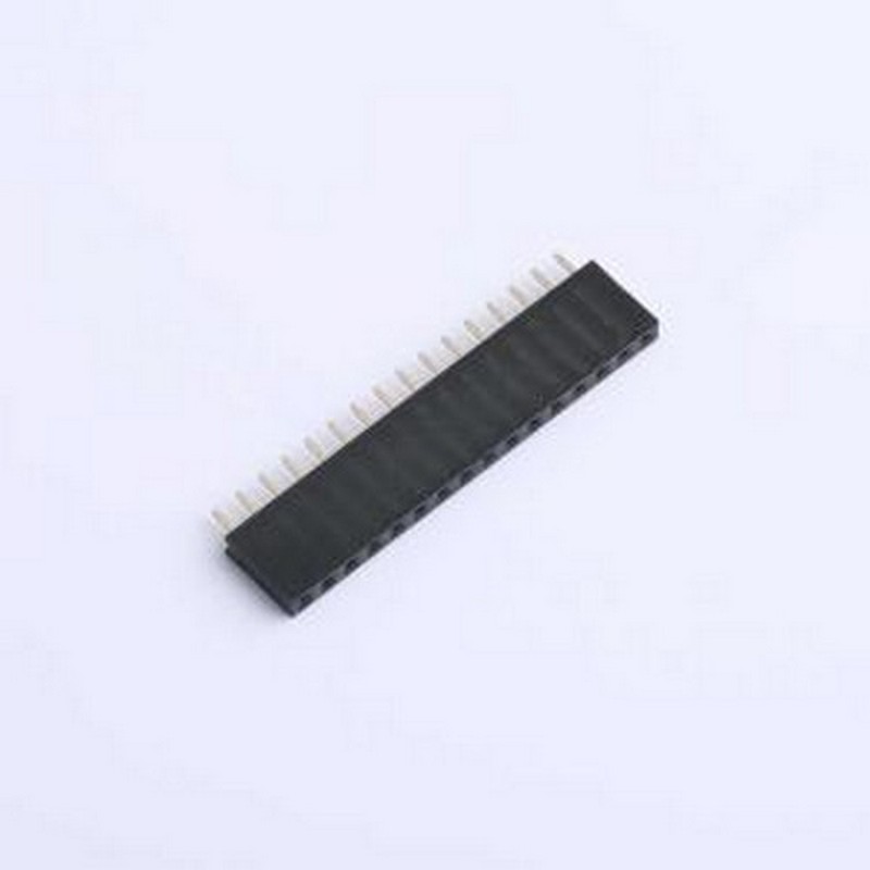 ZX-PM2.54-1-16PY 排母 1x16P 间距:2.54mm 直插 插件,P=2.54mm
